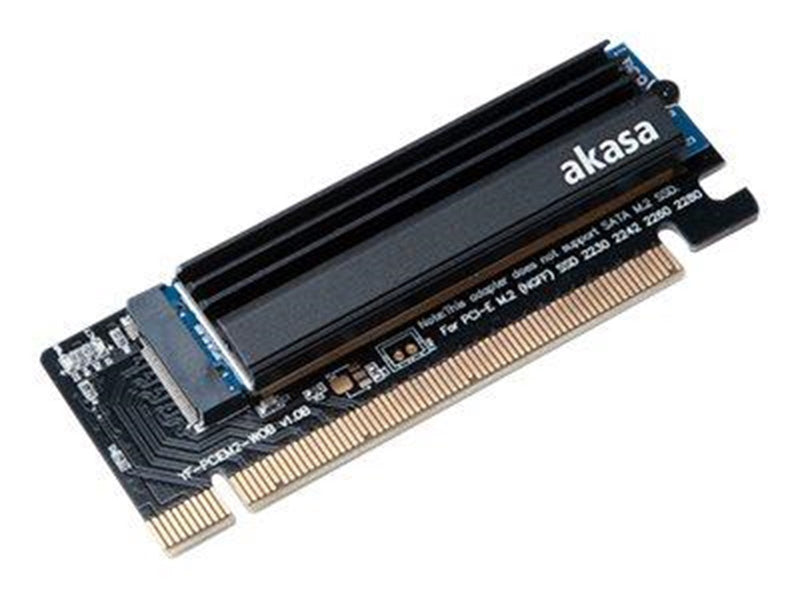 Akasa AK-PCCM2P-05 - storage controller - M.2 Card - PCIe 3.0 x16