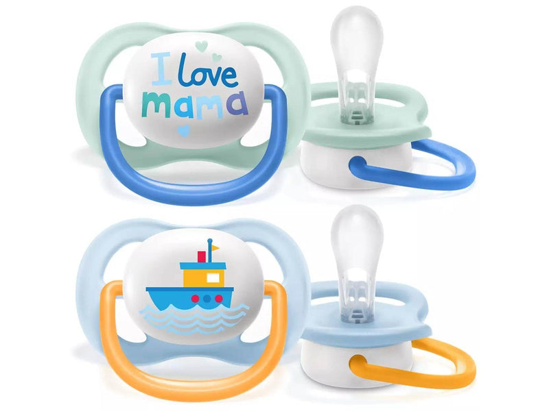 Philips Avent SCF080/01 Ultra Air Pacifier 2-pack assorted colors