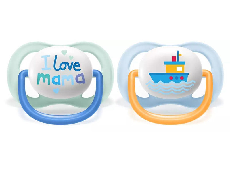 Philips Avent SCF080/01 Ultra Air Pacifier 2-pack assorted colors