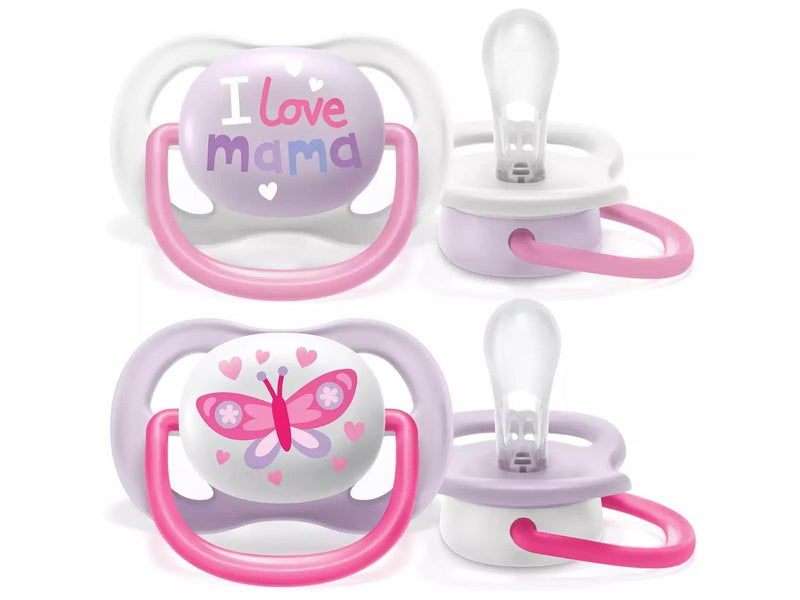 Philips Avent SCF080/02 Ultra Air Pacifier 2-pack assorted colors