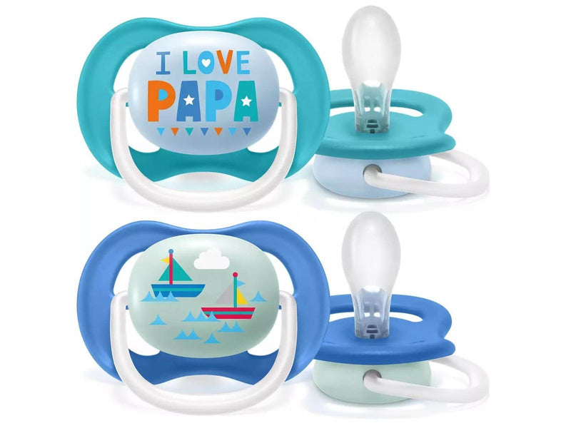 Philips Avent SCF080/03 Ultra Air Pacifier 2-pack assorted colors