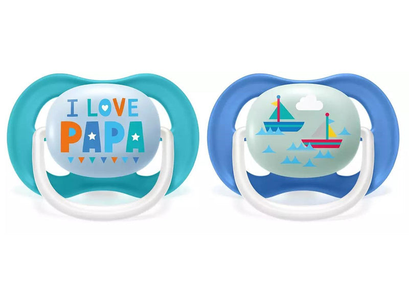 Philips Avent SCF080/03 Ultra Air Pacifier 2-pack assorted colors