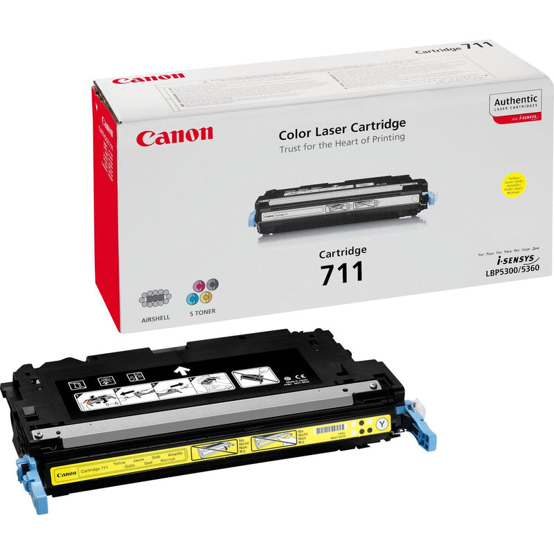Canon Original Toner 711Y gelb 6.000 Seiten (1657B002)