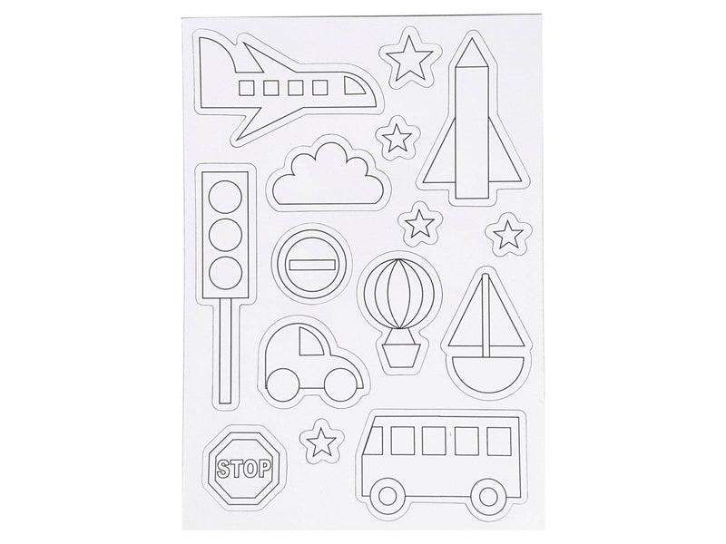 Creativ Company Color your own Magnets - Transport