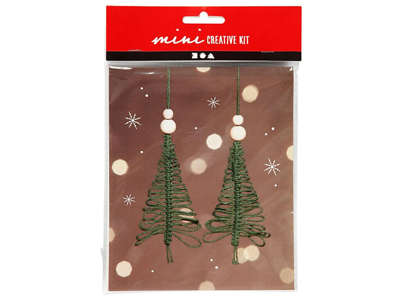 Creativ Company Mini Creative Kit Macrame Christmas Tree