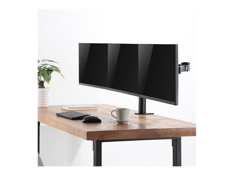 LogiLink Triple monitor mount 17–27" arm length: adjustable