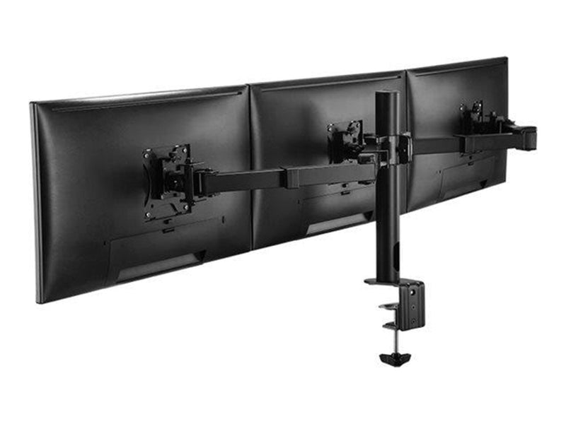 LogiLink Triple monitor mount 17–27" arm length: adjustable