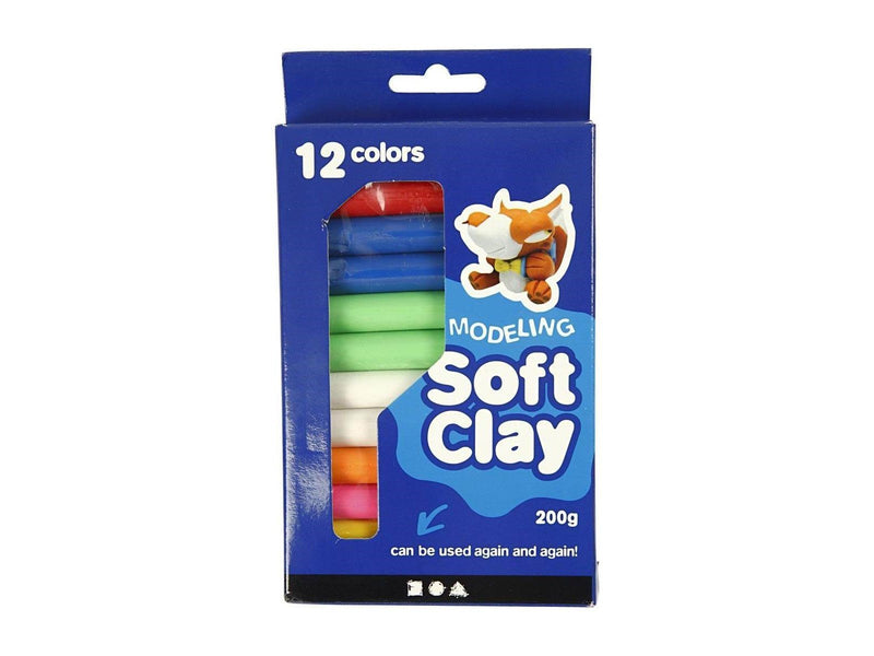 Creativ Company Soft Clay Set with Various Colors 200gr.
