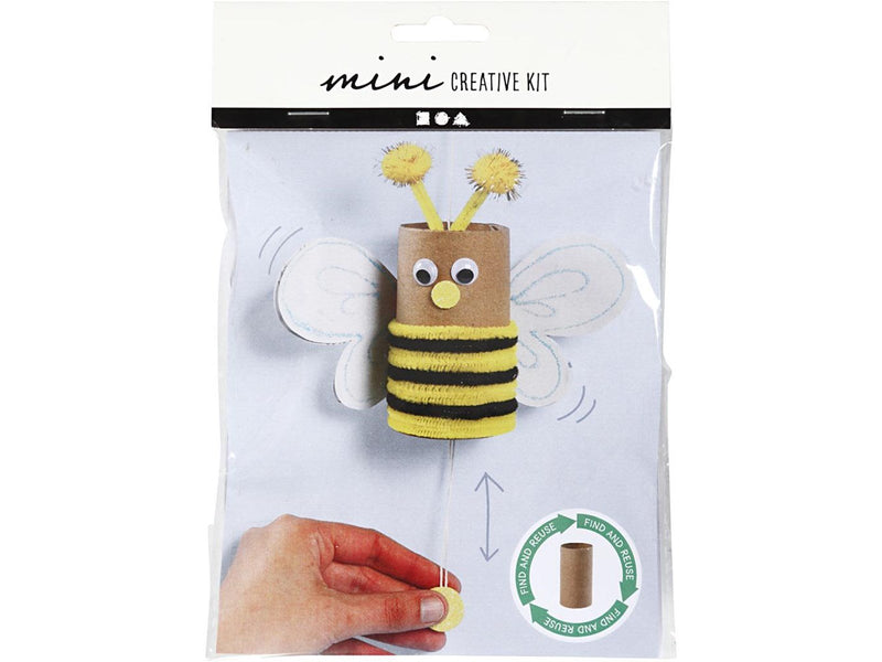 Creativ Company Mini Creative Kit - Toilet Roll Dangling Bee