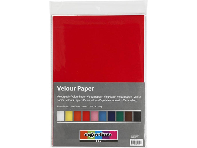Creativ Company Velor Paper Color A4 10 Sheets