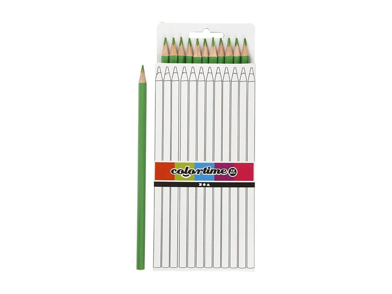 Creativ Company Triangular colored pencils - Light green 12pcs.