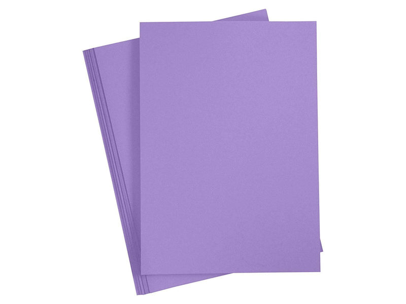 Creativ Company Colored Cardboard Purple A4 20 sheets
