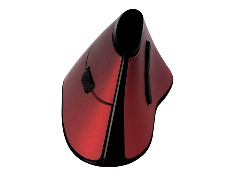 LogiLink Ergonomic vertical mouse wireless 2.4 GHz red - Vertical mouse (Rot)