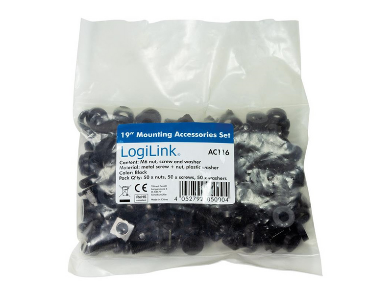 LogiLink AC116 M6 Installation Screw Set (50-pack)