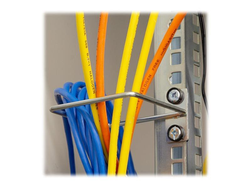 LogiLink Cable management ring 140 x 100 mm for 19-inch racks side cable entry