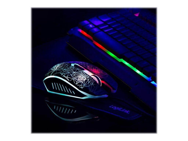 LogiLink Gaming-Set keyboard mouse and mouspad - Gaming Tastaturen - Deutsch - Schwarz
