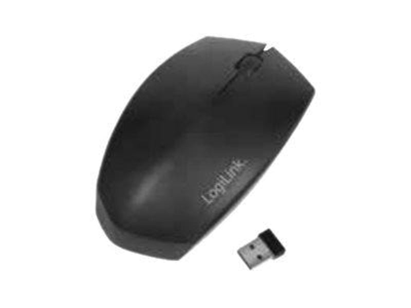 LogiLink Ergonomic mouse wireless & Bluetooth 2.4 GHz 1200 dpi - Maus (Schwarz)