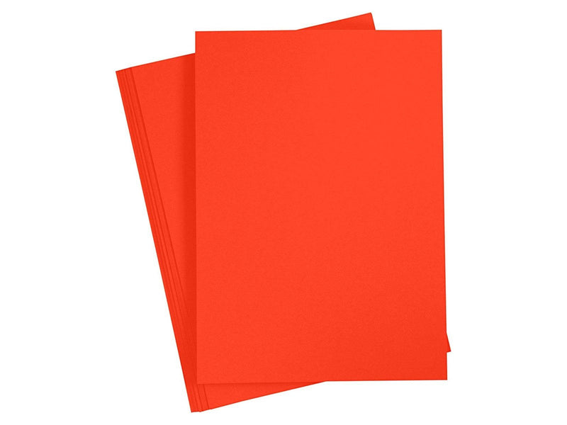 Creativ Company Colored Cardboard Clear Red A4 20 sheets