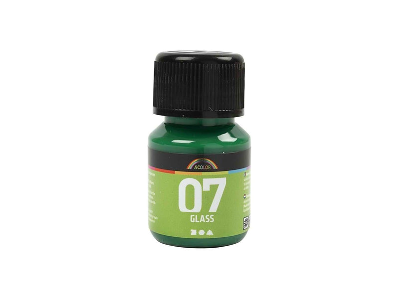Creativ Company Permanent Glass Paint - Brilliant Green 30ml