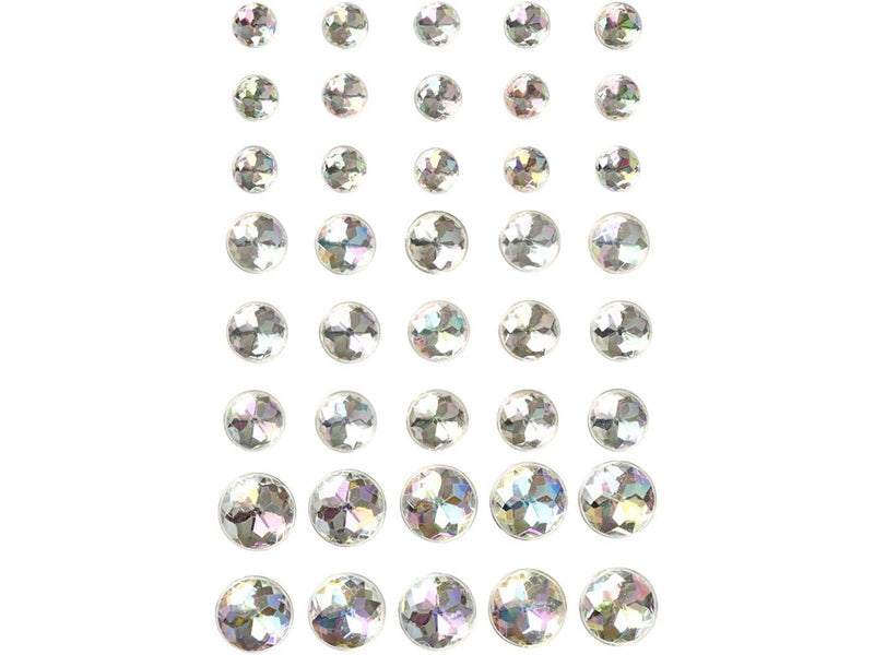 Creativ Company Rhinestones Crystal 6-8-10mm 40pcs.