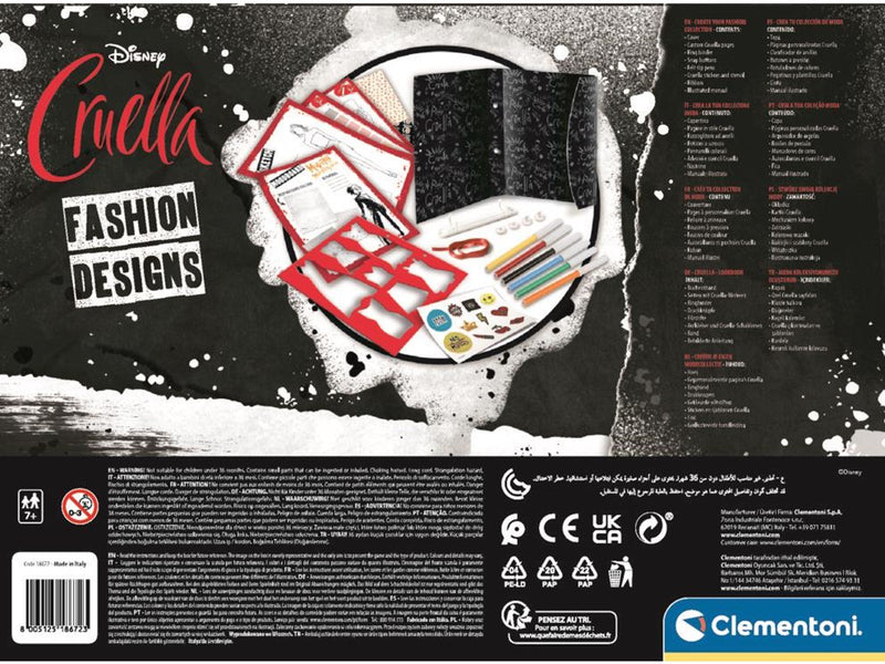 Clementoni Disney Cruella Fashion Designs