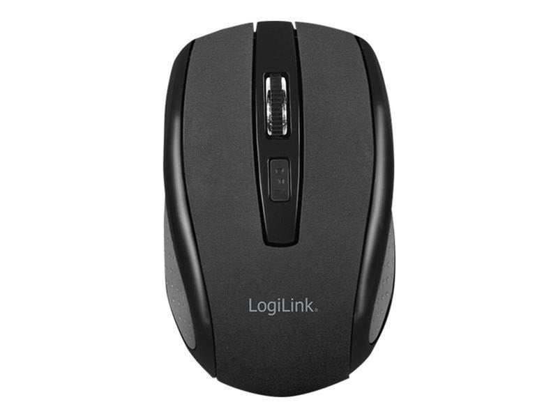 LogiLink 2.4 GHz wireless keyboard & mouse set - Tastatur & Maus Set - Schwarz