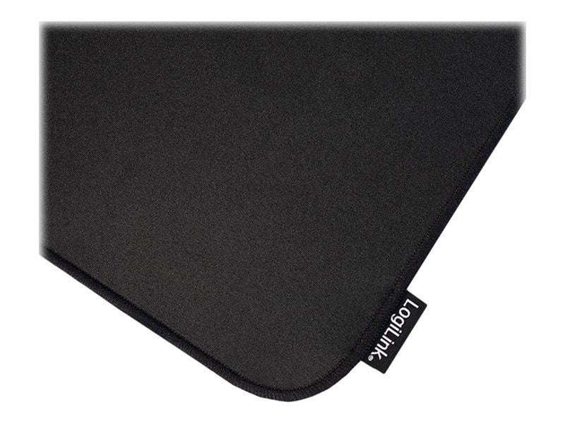 LogiLink Gaming mouse pad stitched edges 890 x 435 mm black