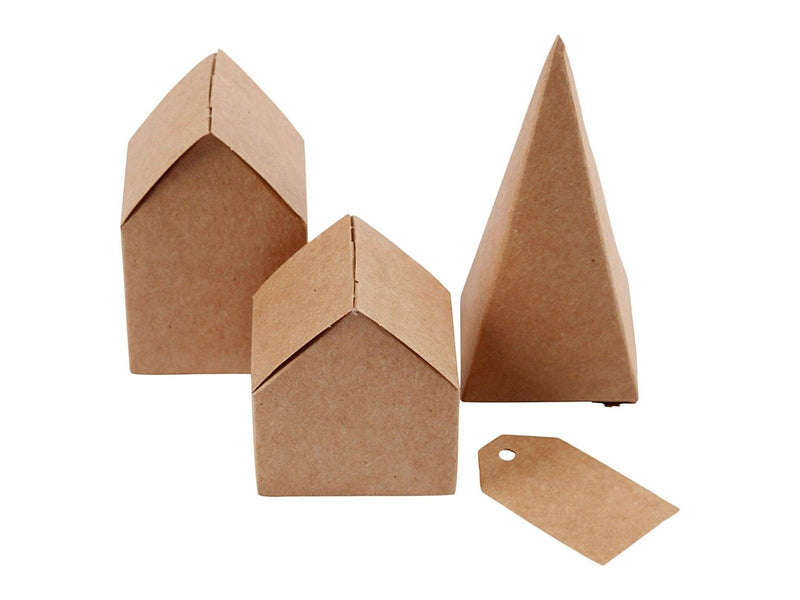 Creativ Company Houses and Trees Cardboard Set