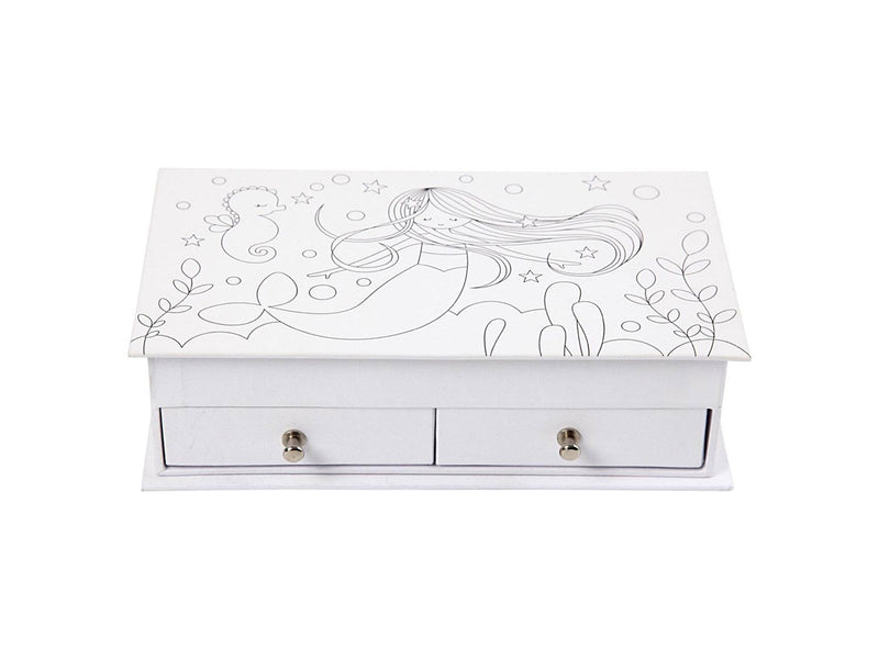 Creativ Company Jewelery box Papier mâché Mermaid with mirror