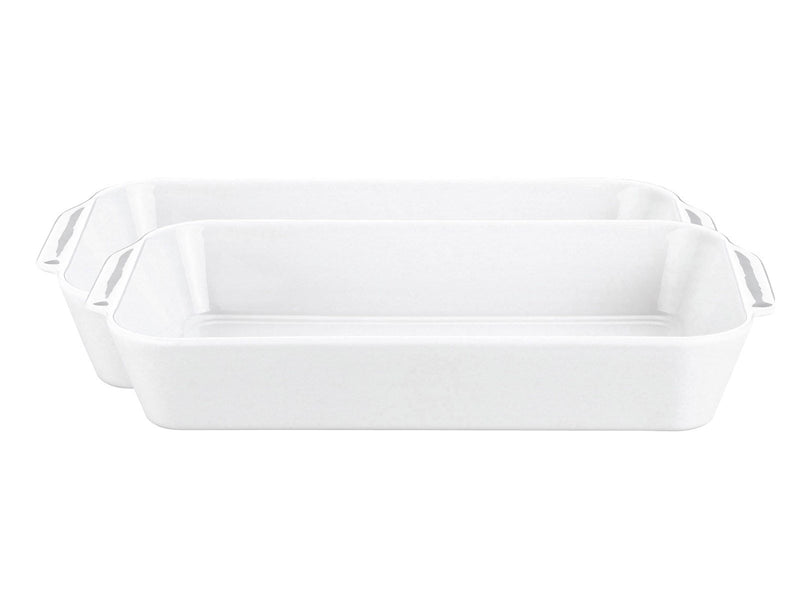 Pillivuyt Fad dybt 32 x 17 x 6 cm 2 stk. Hvid