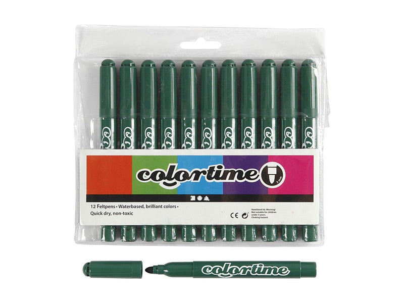 Creativ Company Green Jumbo pens 12pcs.