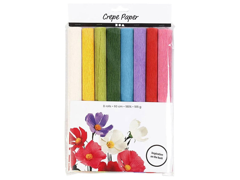 Creativ Company Crepe Paper Standard Colors 8 Sheets