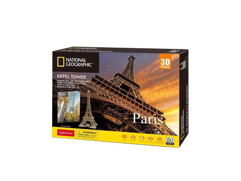 Cubic Fun Paris: Eiffel Tower 3D 80 pcs 3D Puzzle