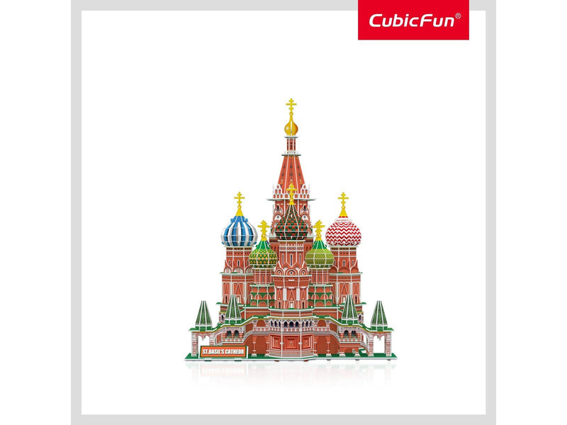 Cubic Fun Moscow St. Basil´s Cathedral 3D 224 pcs 3D Puzzle