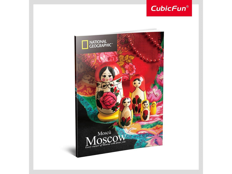 Cubic Fun Moscow St. Basil´s Cathedral 3D 224 pcs 3D Puzzle
