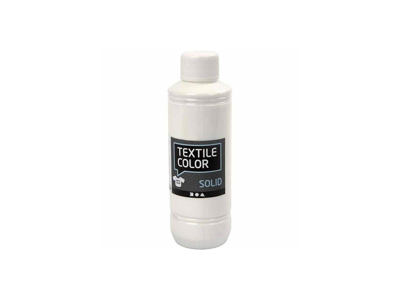 Creativ Company Opaque textile paint - White 250ml
