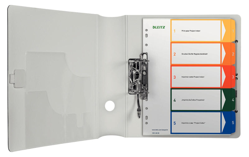 LEITZ Ordnerregister 1291 ßberbreite 1-5 farbig 5-teilig - 1 Satz