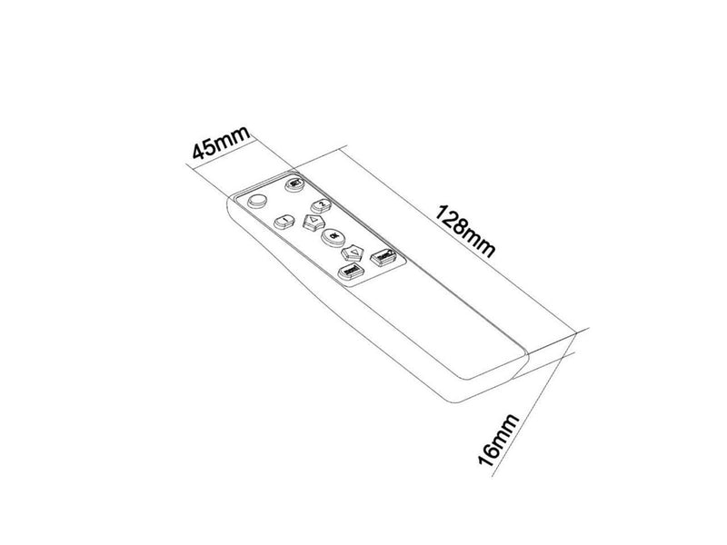 Multibrackets M Motorized Ceiling Mount 32"-55" 30 kg 55" 100 x 100 mm
