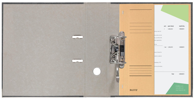 LEITZ A4 ßsenhefter aus Karton - chamois
