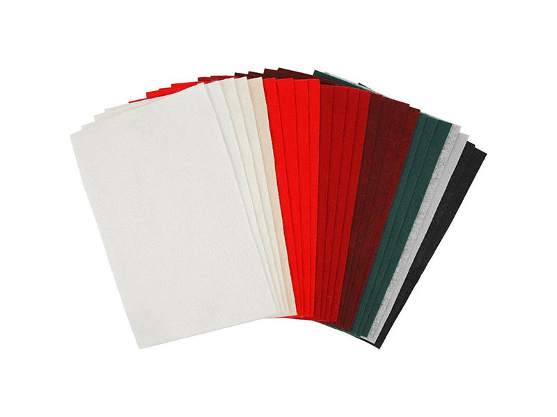 Creativ Company Hobby Felt Assorted Colors 24 Sheets