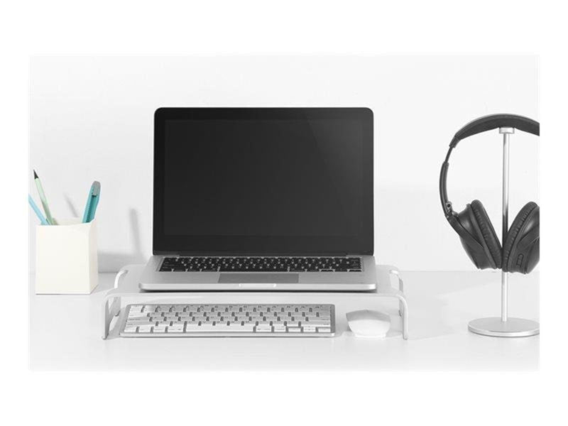 LogiLink Tabletop monitor riser aluminum 400 mm long 20 kg