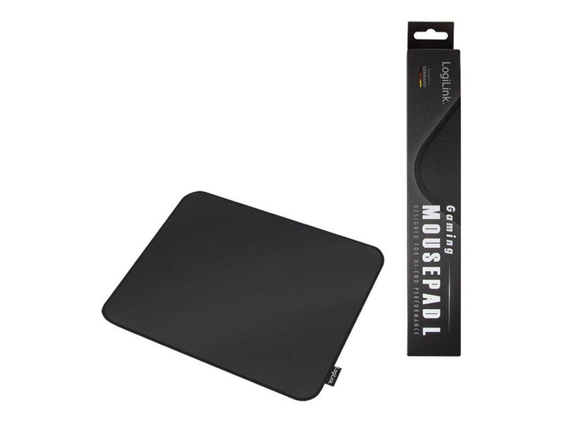 LogiLink Gaming mouse pad stitched edges 320 x 270 mm black