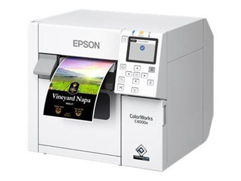 Epson ColorWorks C4000e Desktop Color Label Printer (BK)