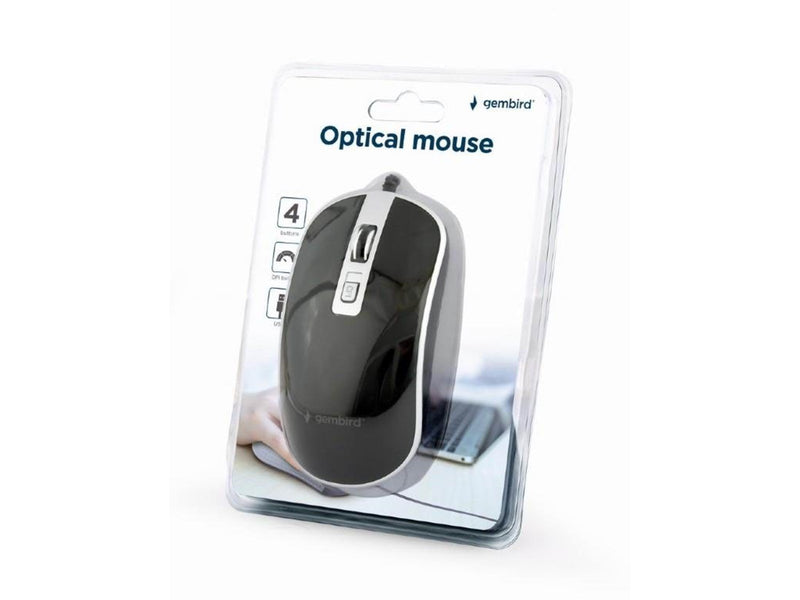 Gembird Wired optical mouse 4B-06 - Maus (Silber)