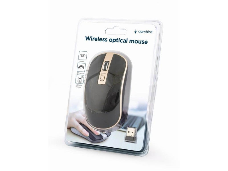 Gembird Wireless optical mouse 4B-06 - Maus (Gold)