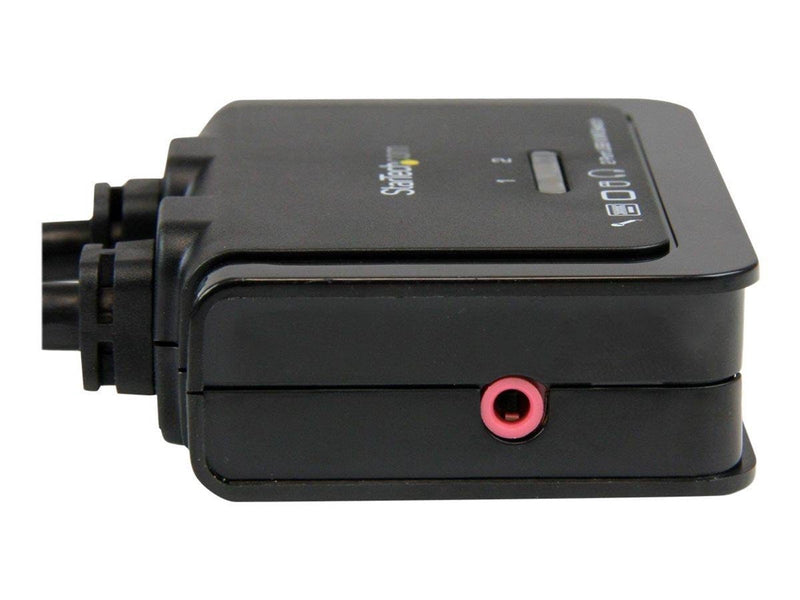 StarTech.com 2 Port USB HDMI Kabel KVM Switch w/ Audio und Remote Switch