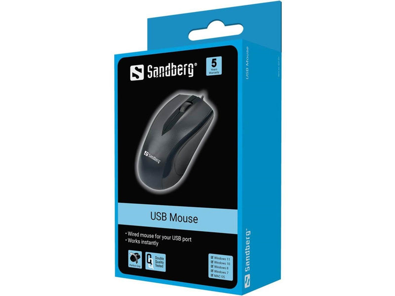 Sandberg USB Mouse - Maus (Schwarz)