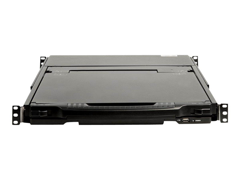 17" StarTech.com 17" Dual Rail Rackmount KVM Console with 1080p - DVI & VGA - KVM console - Full HD (1080p) - 17.3"