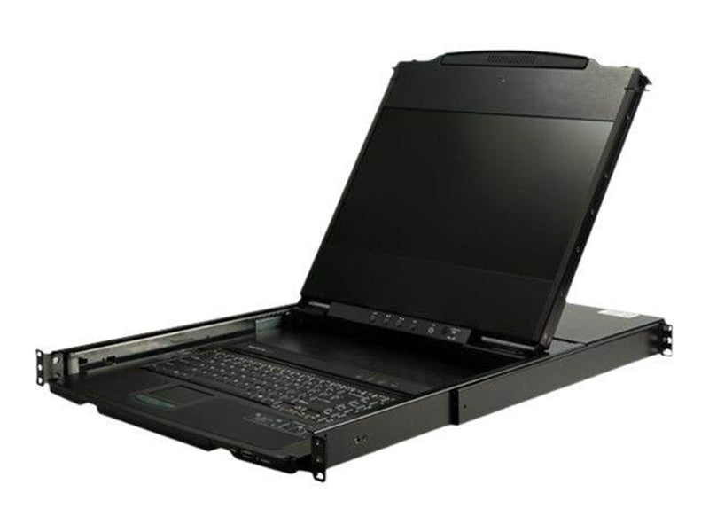 17" StarTech.com 17" Dual Rail Rackmount KVM Console with 1080p - DVI & VGA - KVM console - Full HD (1080p) - 17.3"