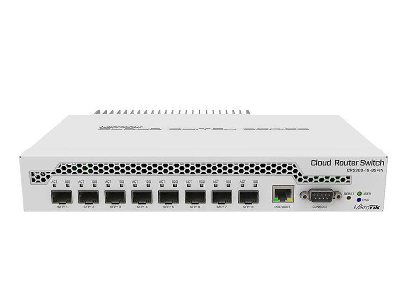 MikroTik CRS309-1G-8S+IN 9-Port Switch (8x 10G SFP+ / 1x 1G RJ45)